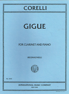 Corelli - Gigue for Clarinet & Piano Sheet Music- International Music Company ..