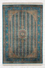 Orientalischer handgeknüpfter Kashaan Kaschmir Seidenteppich Größe 5x7 Fuß