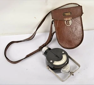 Wetterabteilung Grube Göttelborn - Anemometer Paul Gothe Bochum in Ledertasche - Foto 1 di 8