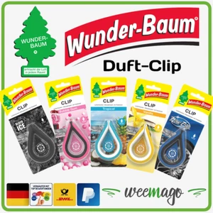 Wunderbaum Clip Wunder Baum Lufterfrischer Duftbaum Auto Camper Wohnung - Bild 1 von 7