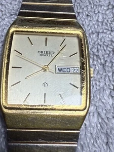 Vintage vergoldete Orient Quartz Uhr Japan - Bild 1 von 12