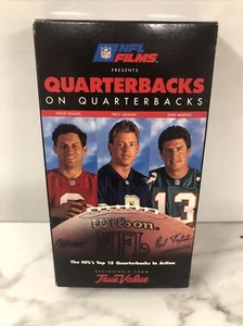 NFL FILMS Quarterbacks On Quarterbacks (VHS 1995) - Picture 1 of 3
