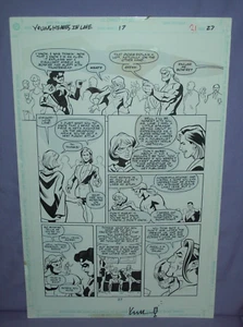 Young Heroes in Love #17 Original Art Page #27 SIGNED Keith Champagne Lois Lane - Picture 1 of 3