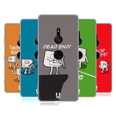 HEAD CASE DESIGNS KEYBOARD SHORTCUTS SOFT GEL CASE FOR SONY PHONES 1 - Image 1 of 4