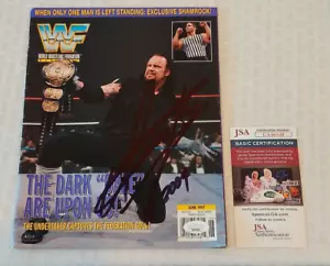 UNDERTAKER Autographed Signed June 1997 WWF Full Magazine JSA WWE Wrestling - Picture 1 of 1