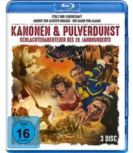 KANONEN & PULVERDUNST - + SCHLACHTENABENTEUER DES 19. JA 3 BLU-RAY NEW - Picture 1 of 1