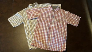 Cabelas Cool Max kariertes Hemd - Herren Medium 2 Stück - Bild 1 von 12