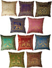Silk Indian Ethnic Bohemian Decorative Cushion Cover Throw Pillow Boho Decor