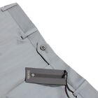 Zanella Platinum NWT Dress Pants Size 34 US Sid In Solid Light Blue 100% Wool