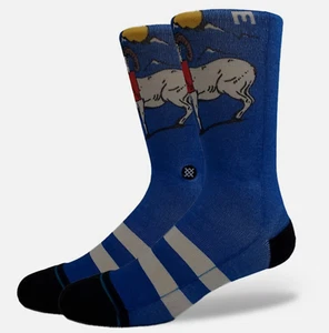 Calcetines Stance Colorado Crew para hombre L 9-13 azul cabra grandes nuevos con etiquetas NCAA - Imagen 1 de 3