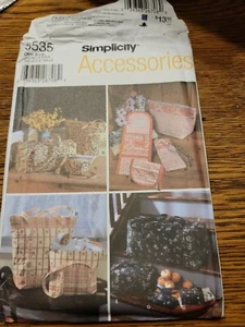 Simplicity 5535  Accessories- variety of purses(Year: 2003) - Picture 1 of 3