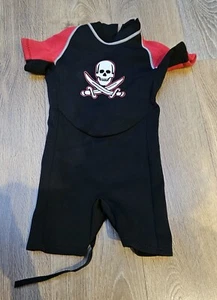 TWF SHORTY WETSUIT CHILDS KIDS CHILDRENS BOYS GIRLS UV SWIM SUN SURF WET SUIT 2 - Picture 1 of 6