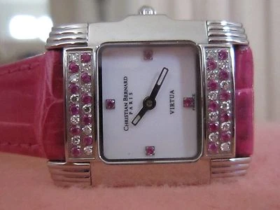 Christian Bernard Women's Stainless Steel Diamond and Sapphire Watch - Image 1 of 4