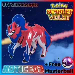 6IV Zamazenta Pokemon Scarlatto e Viola 🚀Commercio Rapido🚀 - Foto 1 di 24
