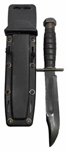 Vintage Camillus New York USA Pilot Survival Knife Fixed Blade W/Sheath - Picture 1 of 12
