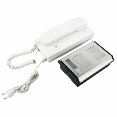 CITOFONO UNITA ESTERNA INTERNA CORNETTA CASA PULSANTE PER APERTURA CANCELLO 220V - Immagine 1 di 2