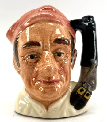 Royal Doulton Bootmaker D6579 Toby Character Jug – Small Size 4" – Williamsburg - Image 1 of 4