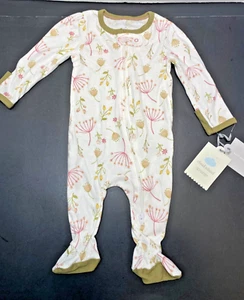 NWT Cloud Island 1-piece Floral Cotton Sleeper size 0-3m - Picture 1 of 4