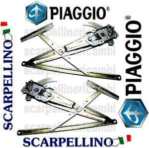 KIT 2 ALZAVETRI MANUALE ANT SX E DX PIAGGIO PORTER 1200 1300 1400-56581R 56582R - Imagen 1 de 1