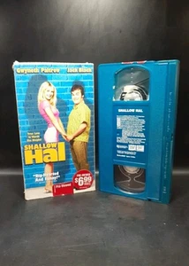 Shallow Hal VHS 2002 Blockbuster blau Band Jack schwarz Paltrow kostenloser Versand - Bild 1 von 15