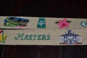 Cinturón The Masters Golf Lifestyle Smathers and Branson ANGC talla 42 marcado 44 - Imagen 1 de 7