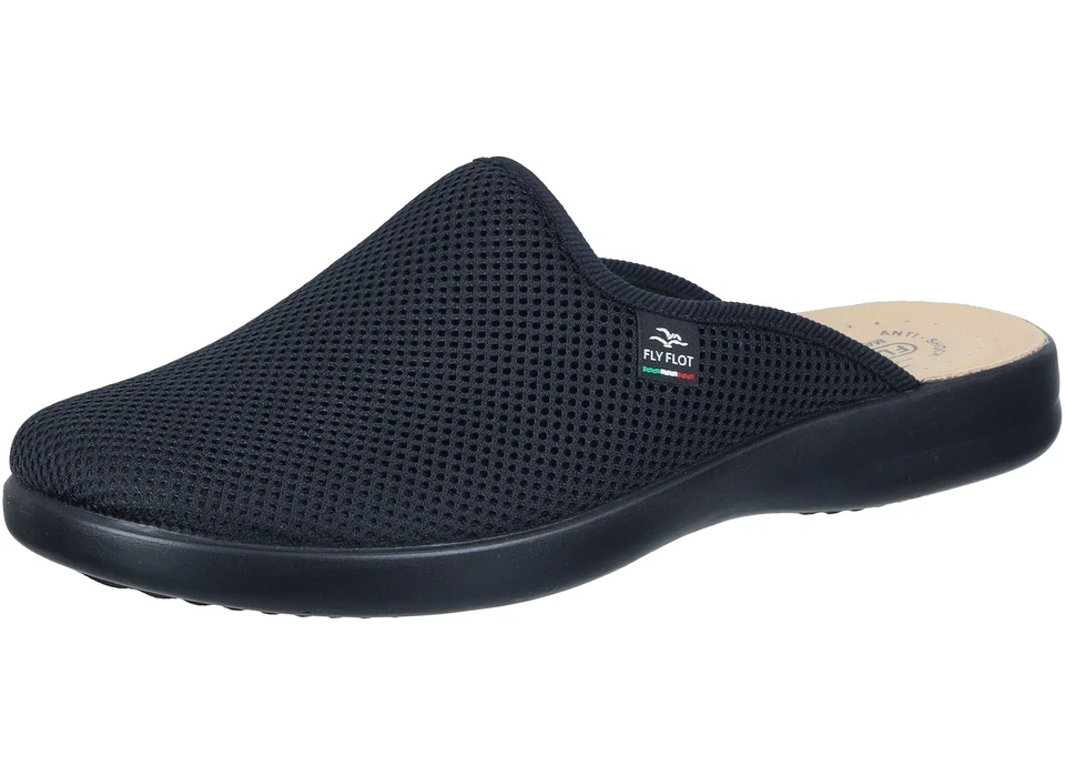 Fly Flot Herren Hausschuh Mesh Pantoffel mit gepolsterter Decksohle 220081