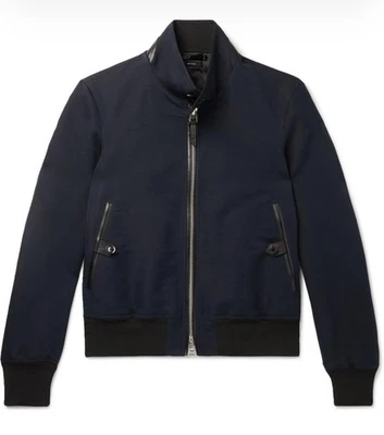 Chaqueta Tom Ford Harrington Azul Marino Para Hombre EE. UU. Talla 44 IT 54 Foto 1 de 4