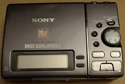 SONY WALKMAN MZ-R3 Portable MiniDisc Recorder Player Mini Disc MD WORKS - Image 1 of 2