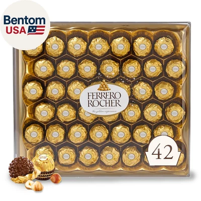 , 42 Count, Premium Milk Chocolate Hazelnut, Chocolates for Gifting, 18.5 Oz - Image 1 of 4