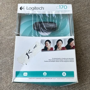 Logitech C170 Webcam 5MP USB 2.0 Pc Video Camera Windows - New And Sealed - Picture 1 of 4