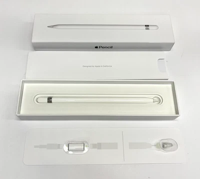 Apple Pencil iPad Pro Stylus 1st Generation MK0C2AM/A Open Box With Adapter - Image 1 of 4