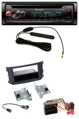Pioneer USB DAB MP3 Bluetooth CD Autoradio für Smart ForTwo (451, 2010-2015) - Bild 1 von 4