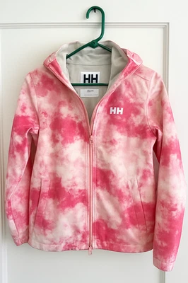 Chaqueta impermeable para mujer Helly Hansen - rosa/blanco con capucha desmontable Foto 1 de 3