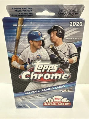 2020 Topps Chrome Baseball Hanger Box Factory Sealed  - Image 1 of 3