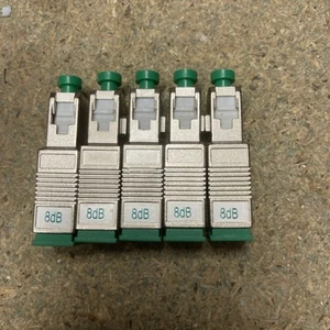 5Pcs Fiber Optic Attenuator 8dB SC/APC, Single Mode Male-Female Fiber - Picture 1 of 2