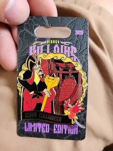 Prendedor de Halloween de los Parques Disney 2020 Aladdin Villains Jaffar Iago raro L/E - Imagen 1 de 5