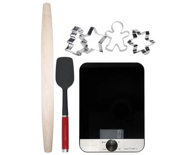 Kitchenaid KX403BX Backset Plätzchen Waage Ausstechformen Teigroller | eUVP: 99€ - Bild 1 von 4