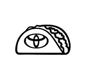 Taco Tacoma Toyota Truck Car Vinyl Decal Sticker Funny - Picture 1 of 3