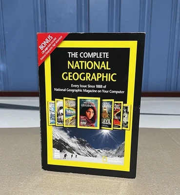 Complete National Geographic Every Issue 1888-2008 6 DVD-ROM w/2010 Update NEW - Image 1 of 4