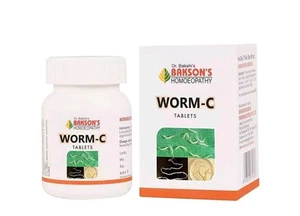 10 x Bakson Worm C (75tab) Deworming all types of Worms, Threadworms Fast Ship - Picture 1 of 2