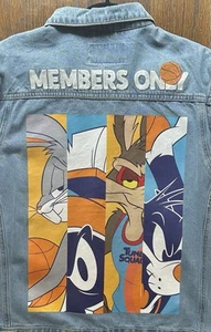 NEW Members Only x Space Jam A New Legacy Denim Jacket - Limited Edition - XL - Picture 1 of 8