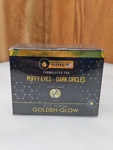 Dermora Under Eye Patches Eye Mask Golden-Glow Puffy Eyes Dark Circles 20 Pairs - Picture 1 of 2