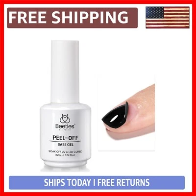 Revestimento base descascável de besouros 15 ml para esmalte em gel - Fórmula inodora e não prejudicial - Imagem 1 de 4