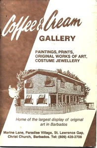 Coffee & Cream Gallery - Brochure/Guide to Art Gallery Barbados 1987 - Scarce - Picture 1 of 3