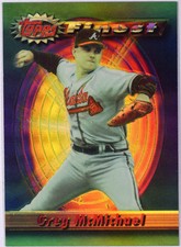 1994 Topps Finest Peel Samples GRMC Greg McMichael