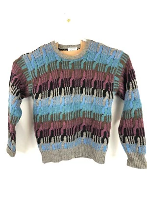 ВИНТАЖНЫЙ шерстяной свитер SMITHS BERMUDA SCOTISH размер 42 с круглым вырезом - Изображение 1 из 4