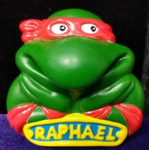 NEW 1989 Teenage Mutant Ninja Turtles Raphael Rad Badge Burger King TMNT, (A5-7) - Picture 1 of 6