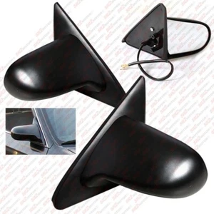 For 92-95 Honda Civic 4DR EG Spoon Style Matte Black Power Side View Mirrors - Picture 1 of 3