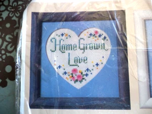 Valentine's Day Creative Circle Counted Cross Stitch Kit Home Grown Love NIP - Picture 1 of 4
