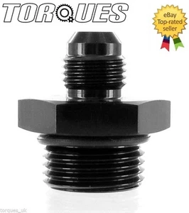 AN -6 (AN6 AN 06) to M22x1.5 SETRAB Oil Cooler Metric Adapter - Black - Picture 1 of 1